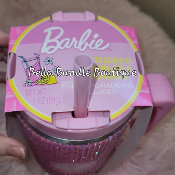 GORGEOUS PINK RHINESTONE BARBIE TUMBLER - Picture 4 of 7